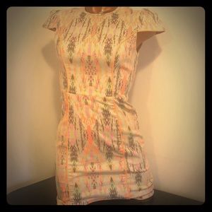Finders Keepers colorful backless mini dress sz XS